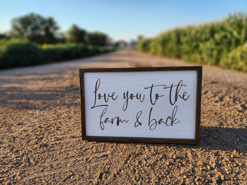 Love you to the farm & back