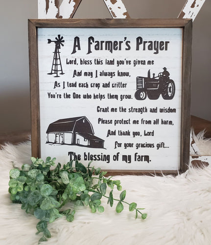 A Farmer's Prayer